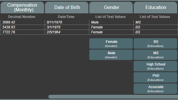Answering Machine info panel