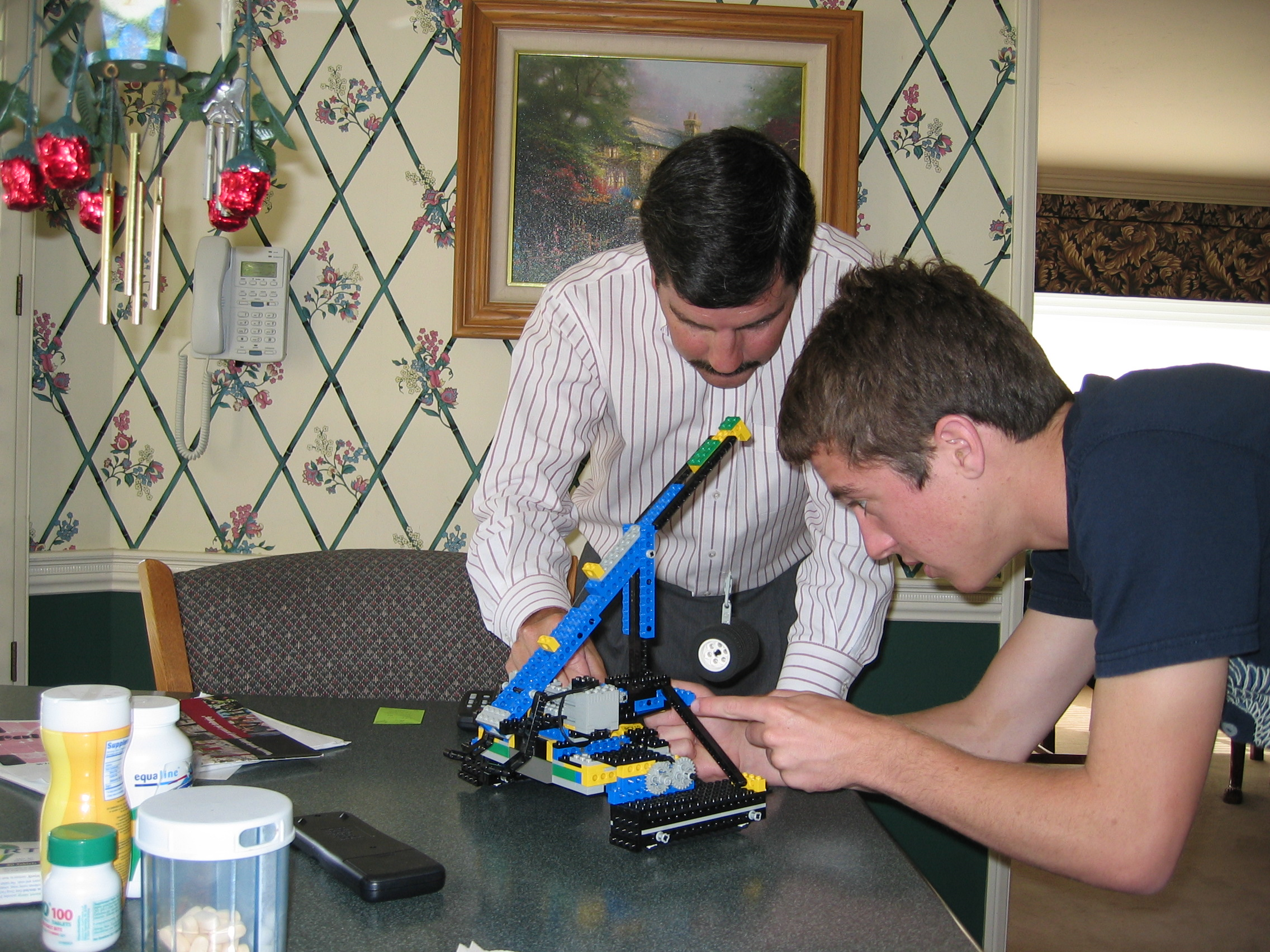 A lego crane
