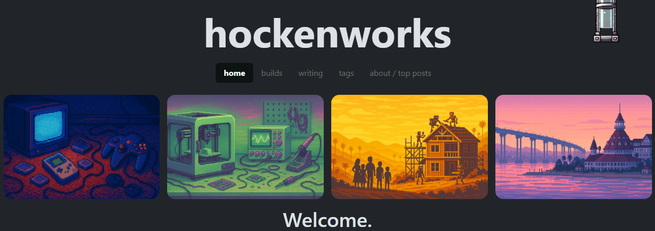 the hockenworks homepage